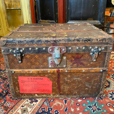 Louis Vuitton trunk with tray
