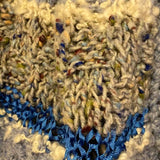 Blue Basia Cardigan Capelet Sweater