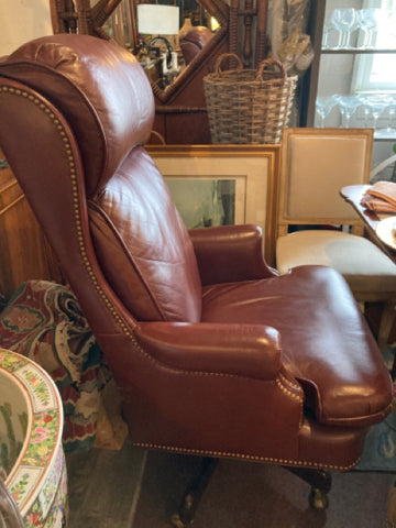 Hancock and Moore leather office chair