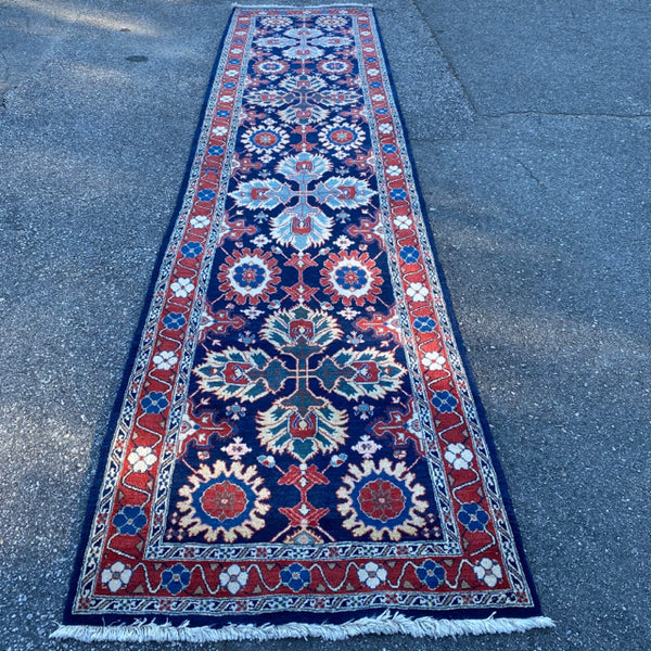 blue and red runner  13'4" x 39"