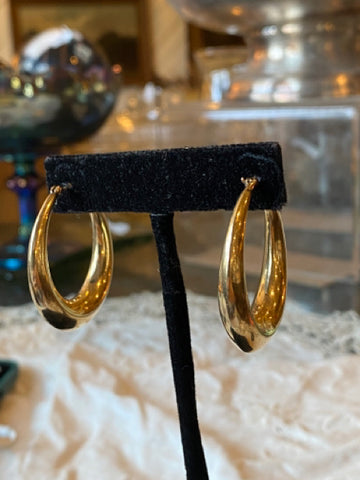 14k gold hoops