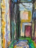 Painting 'Alley' by Richard Fraenkel