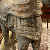 Grey Cast Aluminum Horse Statue