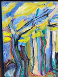 Painting 'Behind Mas de Bonnaud' by Richard Fraenkel