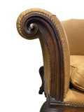 English Chippendale Hoof Footed Sofa