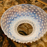 Victorian Opalescent Hobnail Glass Shade