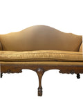 English Chippendale Hoof Footed Sofa