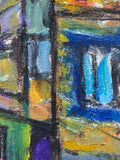 Painting 'Facades' by Richard Fraenkel