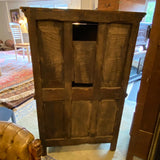 Gothic Style Carved English Elm Cabinet, late 19th cent.