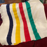 Vintage Hudson's Bay wool 6 point blanket