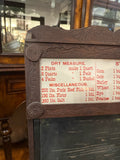 Antique children's chalkboard easel