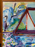 Painting of Untitled Bridge December, 22, 1982 by Richard Fraenkel