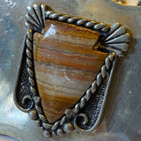 MISC sterling navajo belt buckle