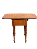 Drop Leaf Table with Two Drawers