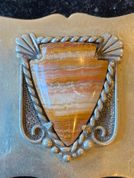 MISC sterling navajo belt buckle