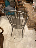 set of 4 metal windsor chairs