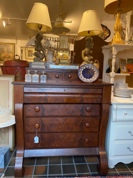 American Empire Chest Of 5 Drawers