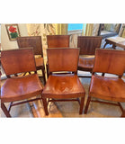 Set of six iconic Kaare Klint The Red Chairs