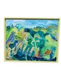 Painting of Chateufort, France 12/6/83 by Richard Fraenkel