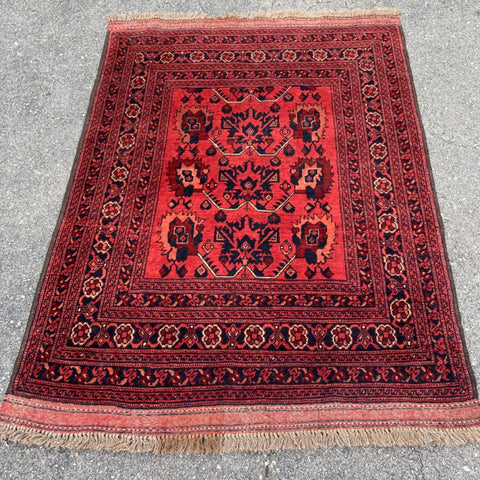 red bokara rug