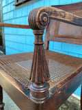 caned regency chair