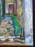Painting 'Alley' by Richard Fraenkel