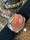 Sterling Native American pin agate