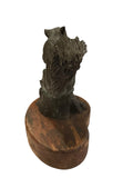 Bronze Squirrel sculpture on wood base signed Lowell Davis