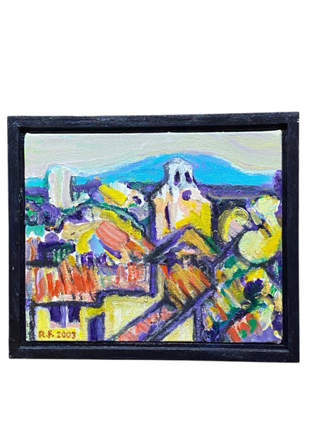 Painting 'Memory Provence' '03 by Richard Fraenkel
