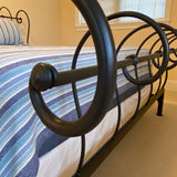 Iron King Size Sleigh Bed