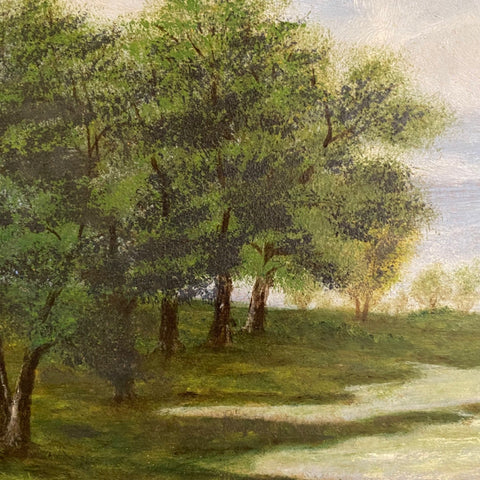 J. Seymour landscape oil painting