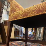 shell fabric bench