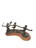 Nine Bronze Dancers By Sue Eisenberg
