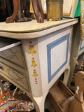 2 drawer painted chest