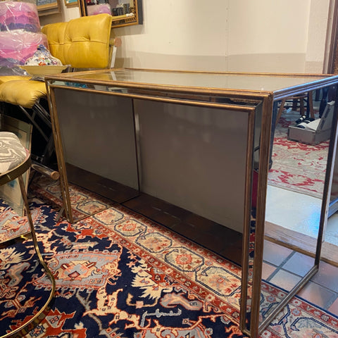 mirrored console table from Worlds away