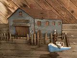 Tom Wojtalak Cape Cod Scene from Cape Cod salvaged wood