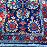 blue and red runner  13'4" x 39"