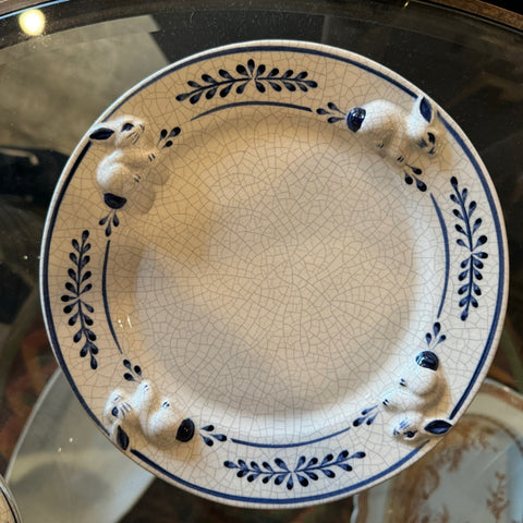 Dedham pottery plate