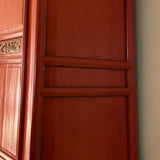 Red Asian Giant Trapezoid Cabinet