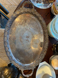 silver plate tray