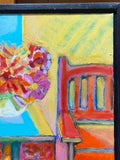 Painting 'Flowers, Interior' by Richard Fraenkel