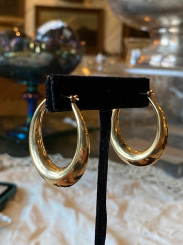 14k gold hoops