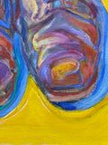 Painting 'The Shoes of the Artist' by Richard Fraenkel