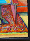 Painting 'Flowers, Interior' by Richard Fraenkel
