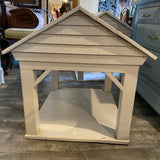 dog housewhite with storage