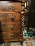 American Federal Style Step Back Hutch