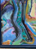 Painting 'Behind Mas de Bonnaud' by Richard Fraenkel