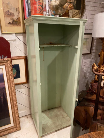 Turquoise cabinet as is