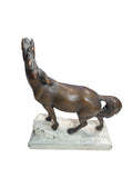 Paul Herzel Bronze Horse Sculpture