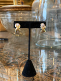 David Yurman earrings 14k gold and sterling X earrings